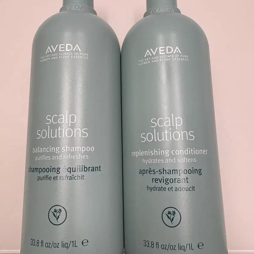 [BUNJANG] Aveda Scalp Solutions Shampoo + Conditioner 1 Liter Set / 어베다 스칼프 솔루션 샴프+컨디서서 1리터 셋트