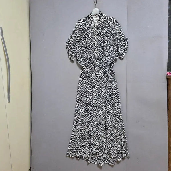 [BUNJANG] Isabel Marant Black & White Rayon 100% Dress Size 36 / 이자벨마랑 멋스런 원피스  36 n8200