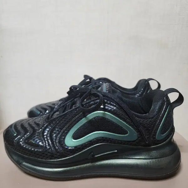 [BUNJANG] Nike Air Max 720 Black/Green Sneakers (Women's 225) / >>상태양호<<  나이키 에어맥스 720 블랙/그린 225 팝니다