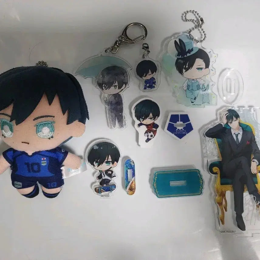 [BUNJANG] Blue Lock Isagi Yoichi Acrylic Goods Bundle Set / 블루록 이토시 린 아크릴 위주 굿즈 일괄