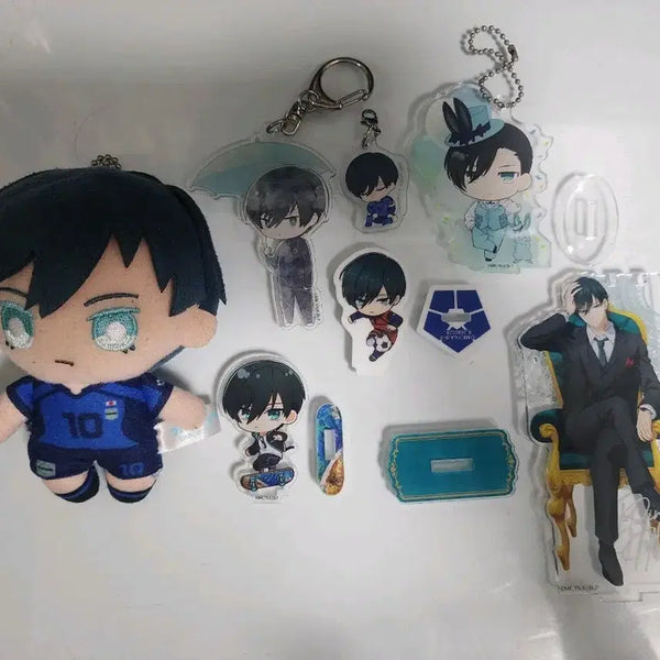 [BUNJANG] Blue Lock Isagi Yoichi Acrylic Goods Bundle Set / 블루록 이토시 린 아크릴 위주 굿즈 일괄