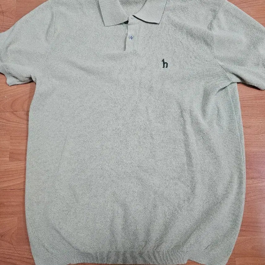 [BUNJANG] Hazzys Short Sleeve Polo Knit T-Shirt / 헤지스 반팔 카라티 니트