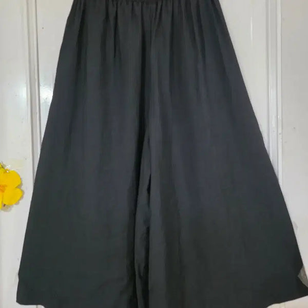 [BUNJANG] Wide Banding Cotton Skirt Pants / 가을  고급스러운  디자인이쁜  와이드  밴딩  면  치마바지  깨끗해요