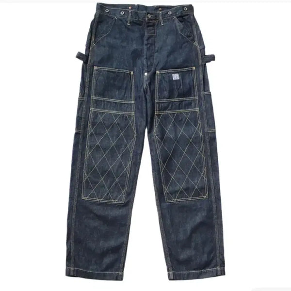 [BUNJANG] Kapital 11.5oz Denim Lumber Pants Indigo / 캐피탈 11.5 온즈 데님 럼버팬츠 인디고