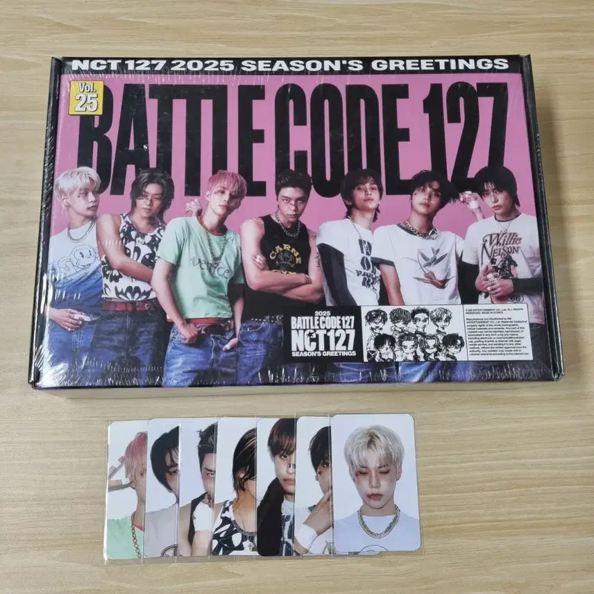 [BUNJANG] NCT127 2025 Season's Greetings Sealed Bundle Set with POB Photocard / NCT127 2025 시즌 그리팅 미개봉 특전포카 포함