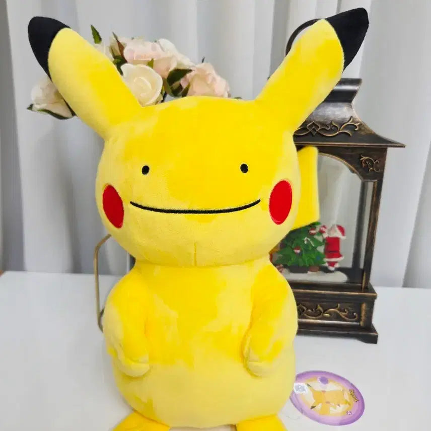 [BUNJANG] Pokemon Metamon Pikachu Transformation Plush / 포켓몬 피카츄로 변신한 메타몽 인형 새상품