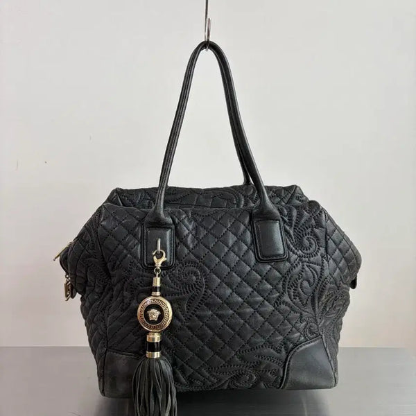 [BUNJANG] Versace Limited Edition Vanitas Leather Quilted Shoulder Bag / 베르사체 리미티드 에디션 바니타스 레더 퀼팅 숄더백