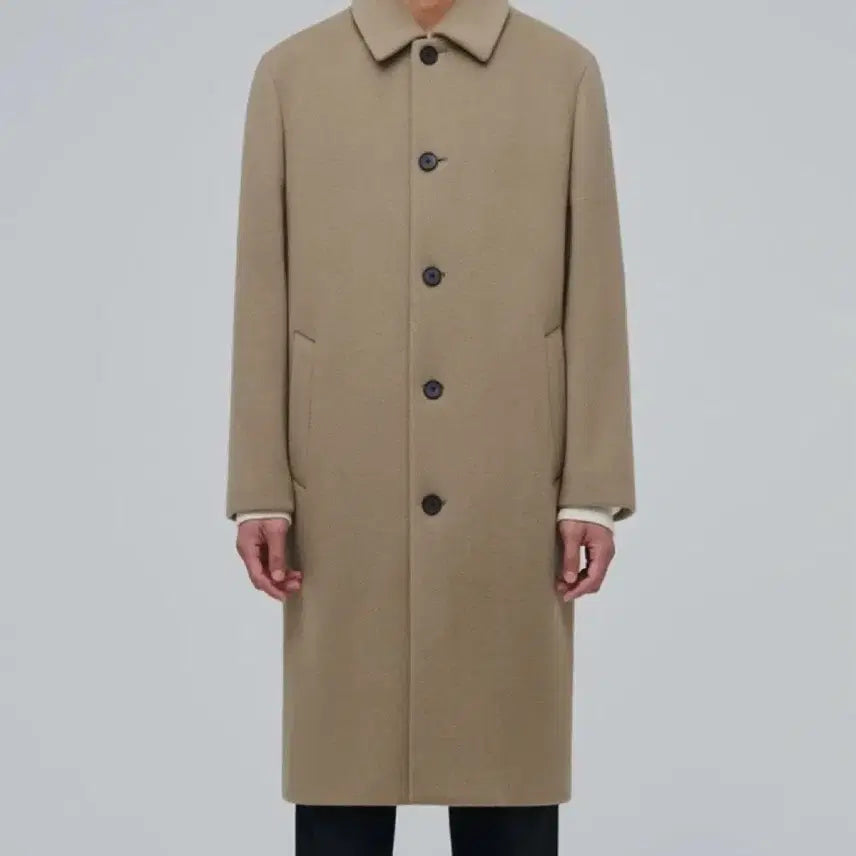 [BUNJANG] Musinsa Standard Men's Beige L Size Coat / 남성 무신사 스탠다드 코트 L사이즈 베이지