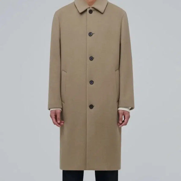 [BUNJANG] Musinsa Standard Men's Beige L Size Coat / 남성 무신사 스탠다드 코트 L사이즈 베이지