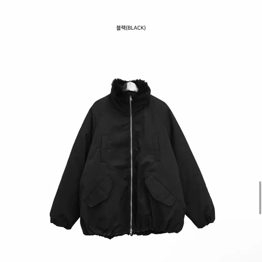 [BUNJANG] BINARY ONE Melbourne Fur Parka Jacket Black / 바이너리원 멜번 퍼 야상 자켓 블랙(숏패딩)