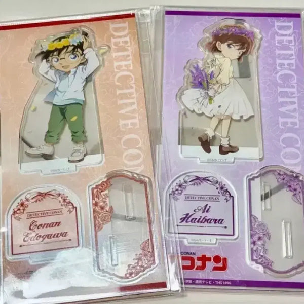 [BUNJANG] Detective Conan Conan Haibara "Kwan" Acrylic Stand Set (Sealed) / 명탐정 코난 코난 하이바라 화관 아크릴 스탠드 미개봉 일괄