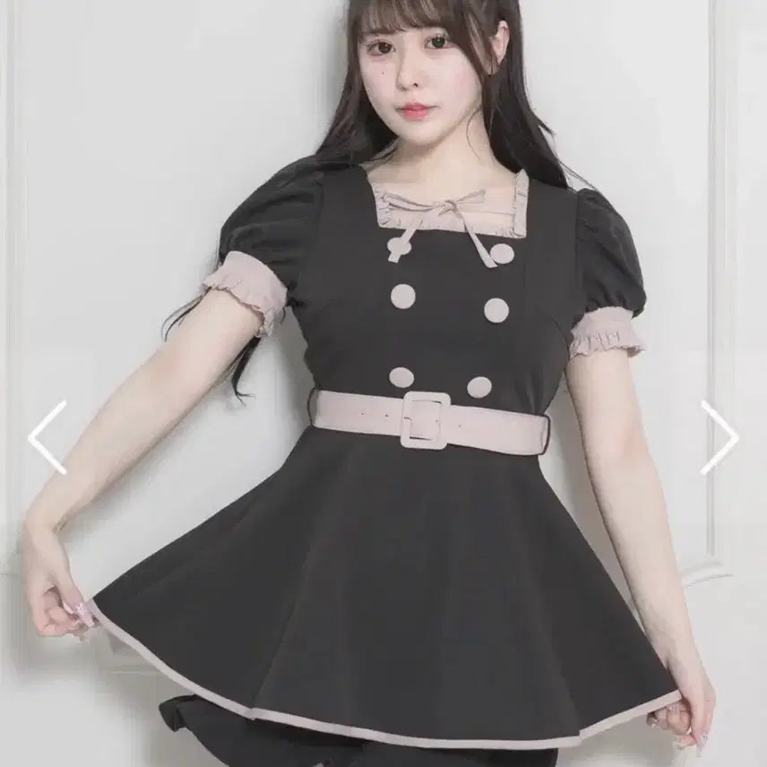 [BUNJANG] Pium Frill Dolly Setup Dress / 피움 pium 프릴 돌리 셋업 원피스