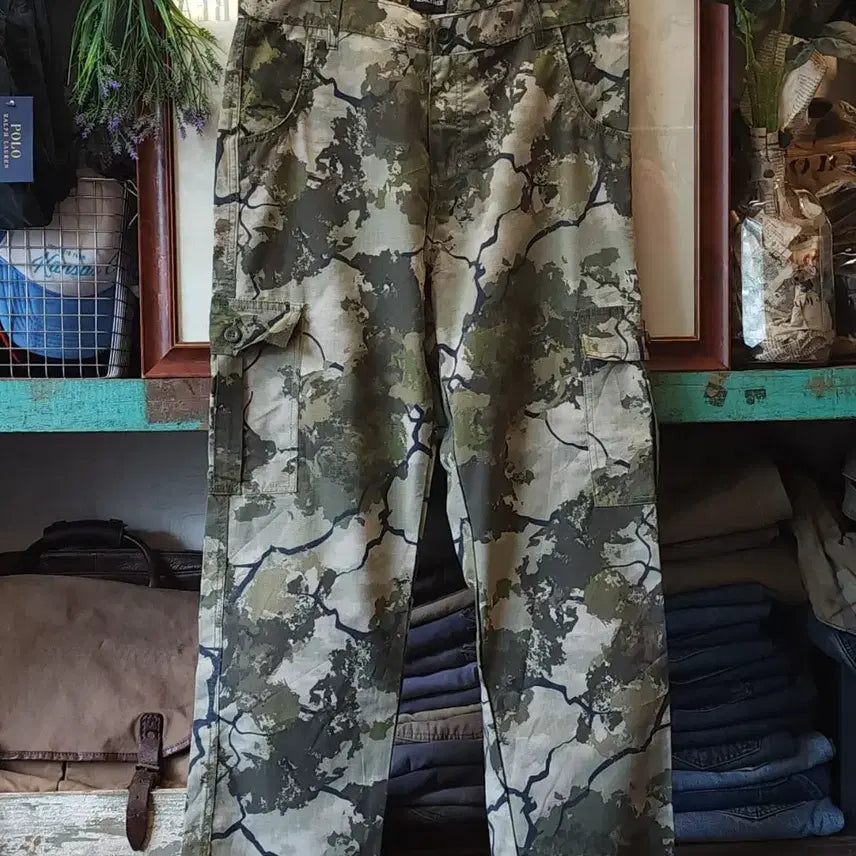 [BUNJANG] Realtree Camo Ripstop Cargo Pants / 리얼트리 카모팬츠 헌팅팬츠 립스탑 카고팬츠 36