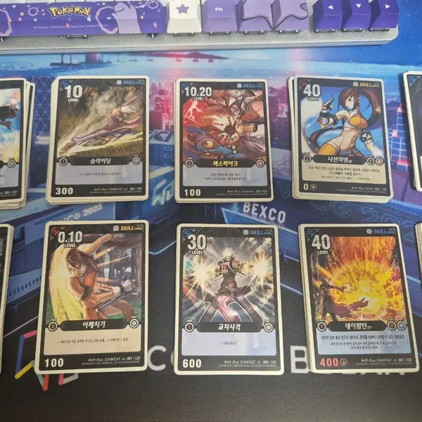 [BUNJANG] Dungeon & Fighter TCG Card Bundle (Approx. 110 Cards) / 던전앤파이터 카드 (TCG) 약110장