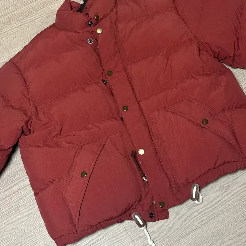 [BUNJANG] BAON Red Short Padded Jacket / 바온 빨간색 숏패딩