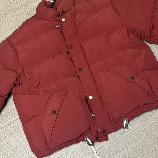 [BUNJANG] BAON Red Short Padded Jacket / 바온 빨간색 숏패딩