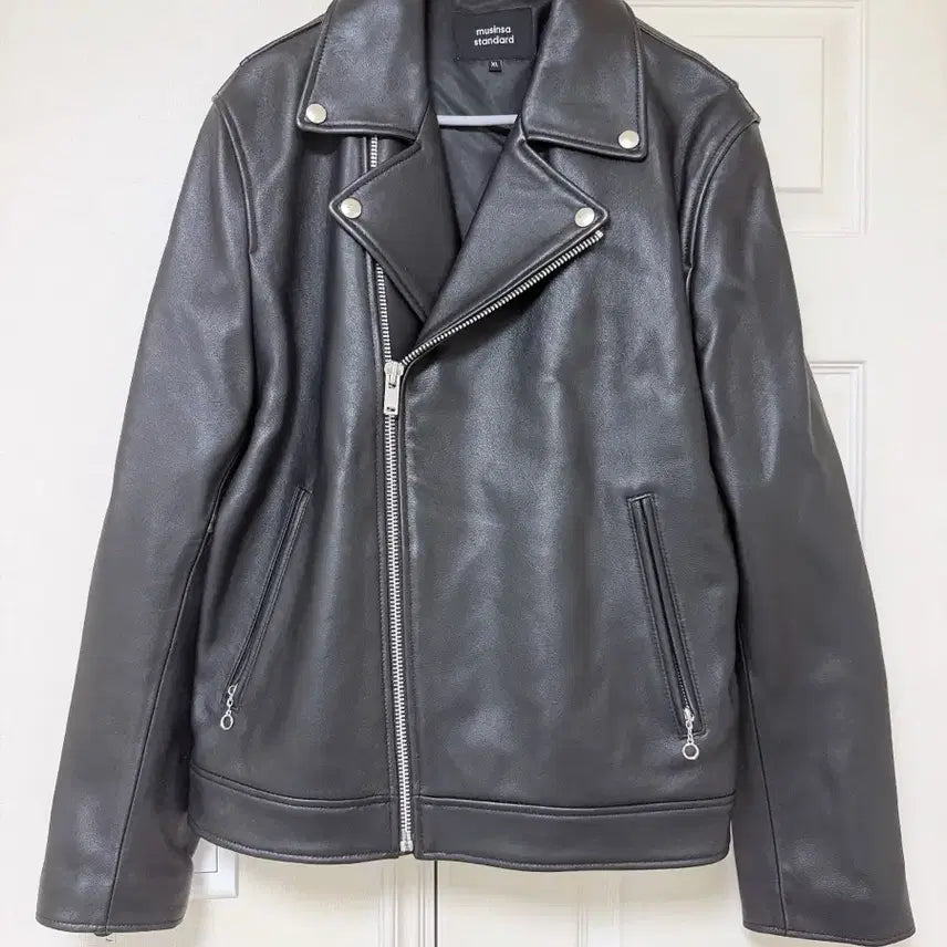 [BUNJANG] Musinsa Standard Black Rider Jacket XL / 남성 무신사 스탠다드 블랙 라이더 자켓 XL