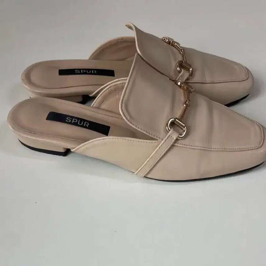 [BUNJANG] SPUR Zara Ballerina Ballet Flats Mule - Beige / [240] 스퍼 자라 발레리나 발렛슈즈 플랫240 뮬 베이지