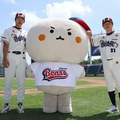 [BUNJANG] Doosan Bears 2026 Mang-Gom Old Home Jersey / 2026 두산베어스 망곰 올드 홈