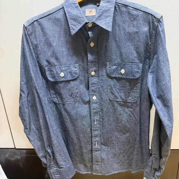 [BUNJANG] Sugar Cane Chambray Shirt 15 1/2 / 슈가케인 샴브레이 셔츠 15 1/2