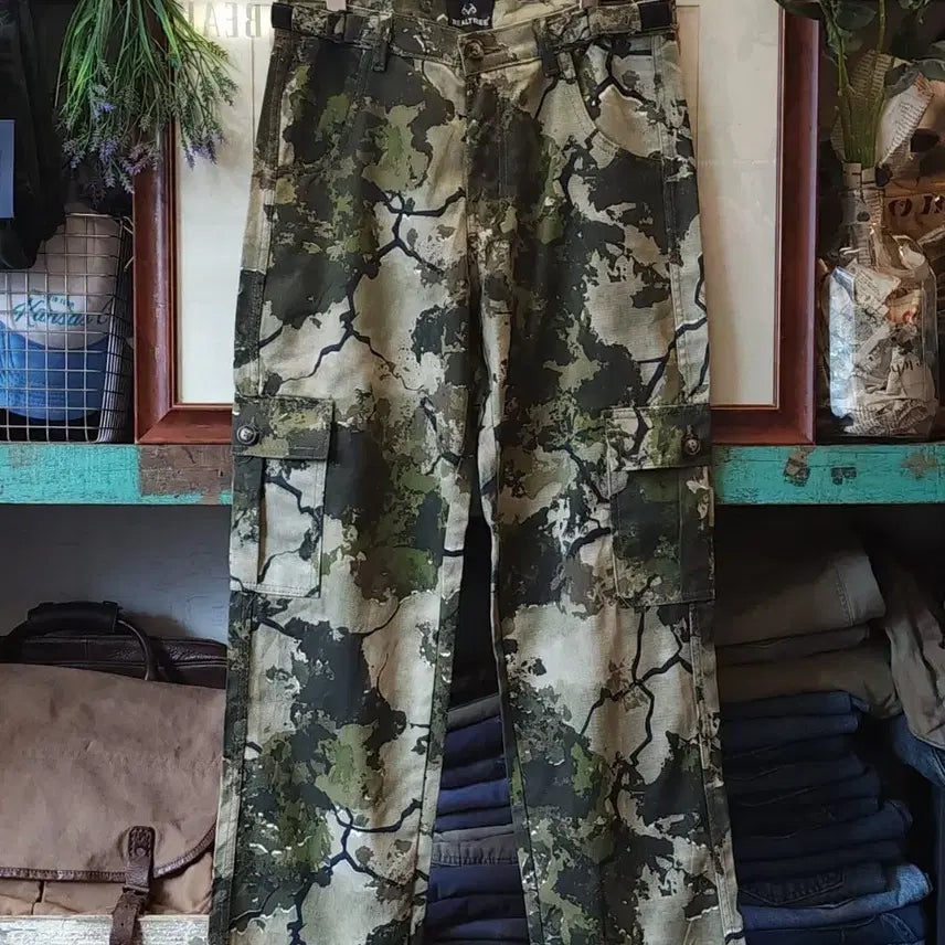 [BUNJANG] Realtree Camo Cargo Pants / 리얼트리 카모팬츠 헌팅팬츠 카고팬츠 32