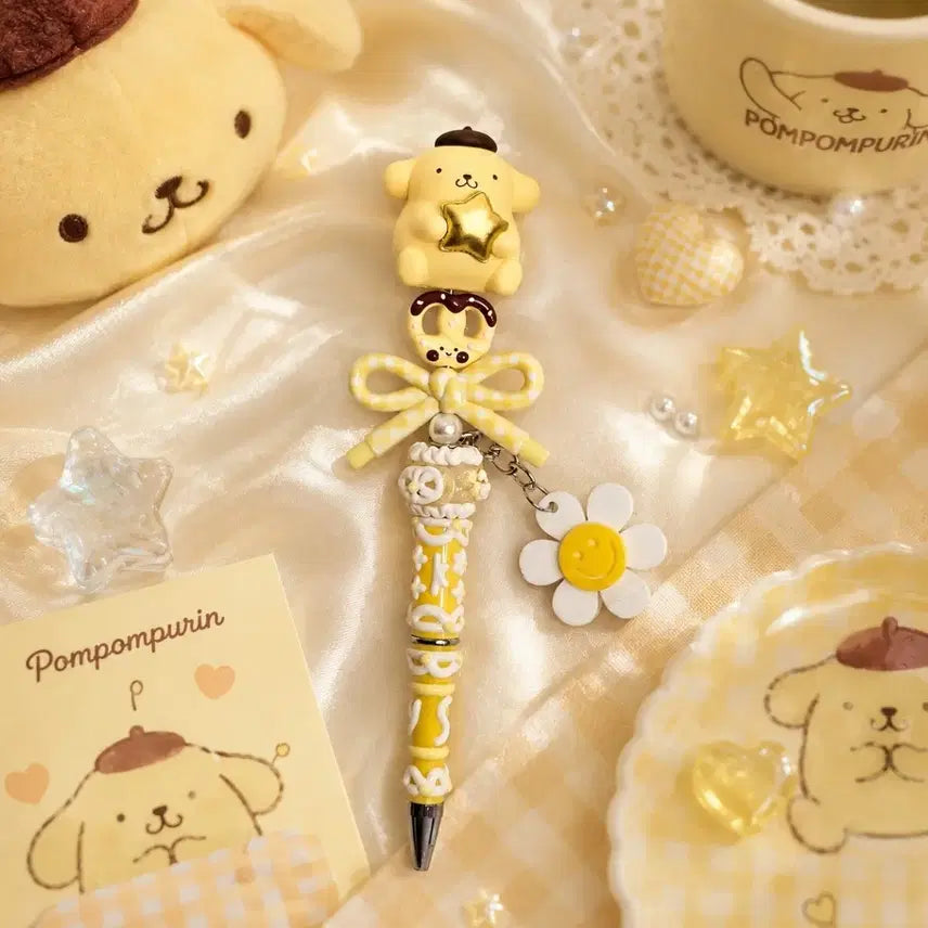 [BUNJANG] Pompompurin Decorated Ballpoint Pen / 폼폼푸린 볼꾸 산리오 볼펜