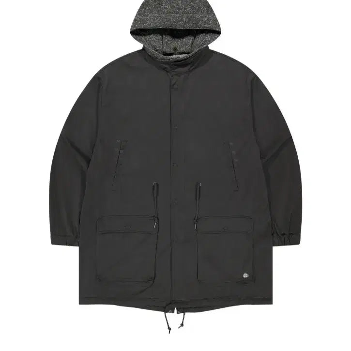[BUNJANG] KOSEIO Washed Military Jacket - Mud Charcoal / 코이세이오 워시드 밀리터리 자켓 / 머드 차콜