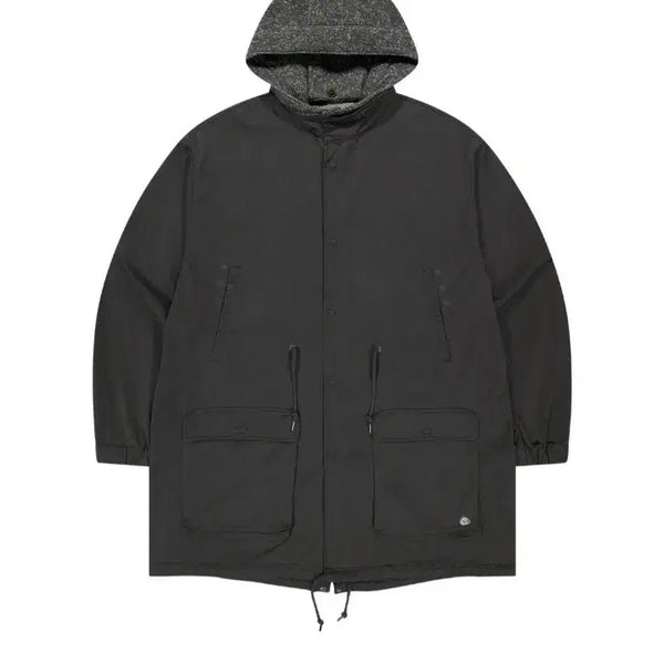 [BUNJANG] KOSEIO Washed Military Jacket - Mud Charcoal / 코이세이오 워시드 밀리터리 자켓 / 머드 차콜