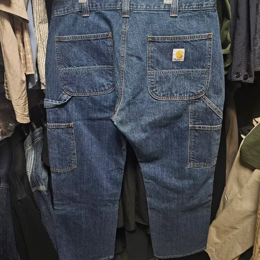 [BUNJANG] Carhartt Carpenter Work Pants 34x28 / 칼하트 카펜터 덩가리 워크팬츠 34x28