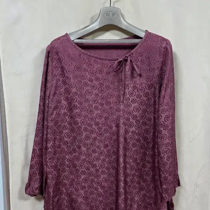 [BUNJANG] Women's Elegant Rayon Silk Blend Blouse / 우아한인견.실크혼방블라우스(free)