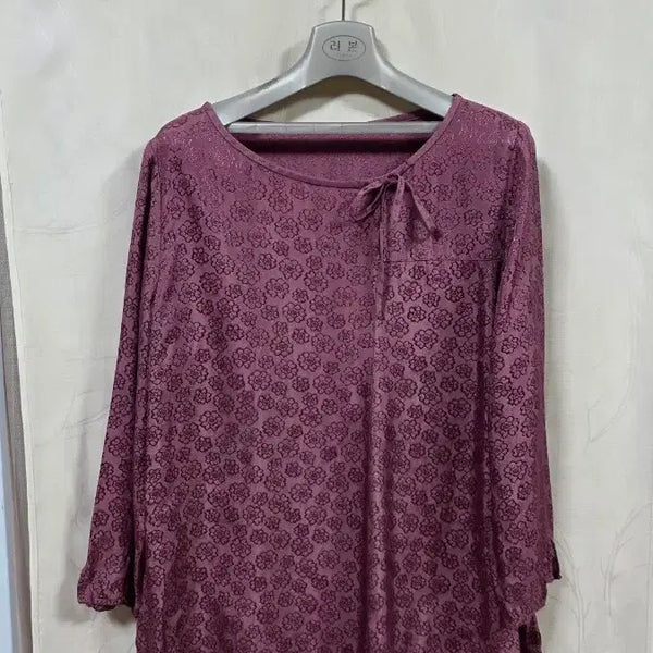 [BUNJANG] Women's Elegant Rayon Silk Blend Blouse / 우아한인견.실크혼방블라우스(free)