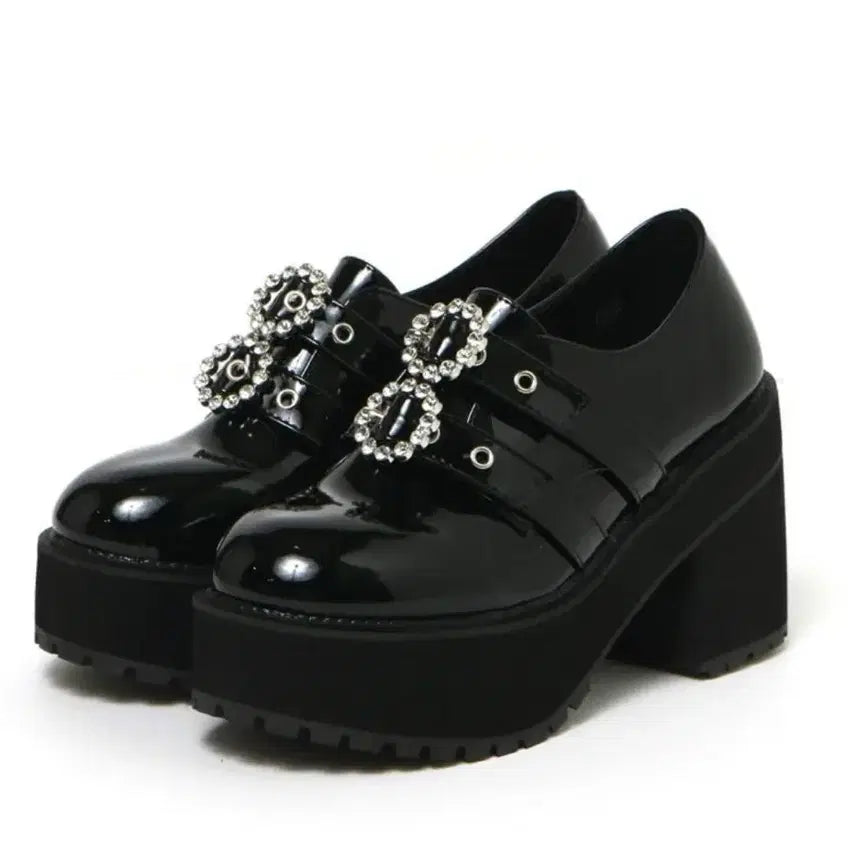[BUNJANG] Bubbles Double Buckle Platform Shoes Size 9.5 (10) / 42 / 버블즈 bubbles 더블버클슈즈 통굽 9.5(10) 42사이즈