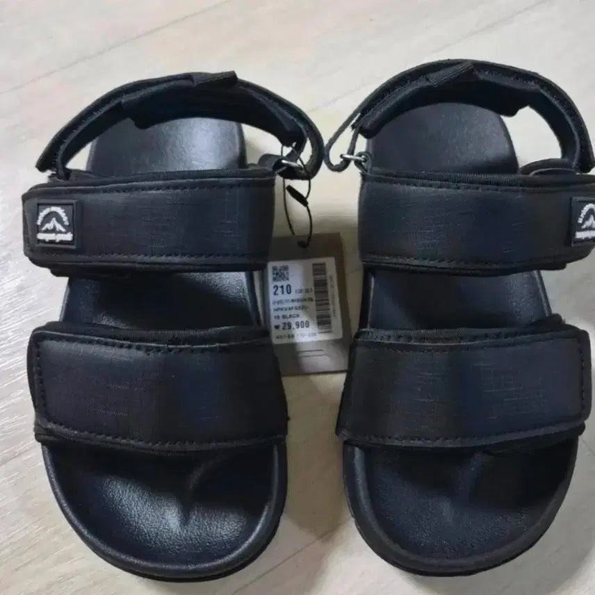 [BUNJANG] Women's Black Sandals Size 210 / 블랙 샌들 210