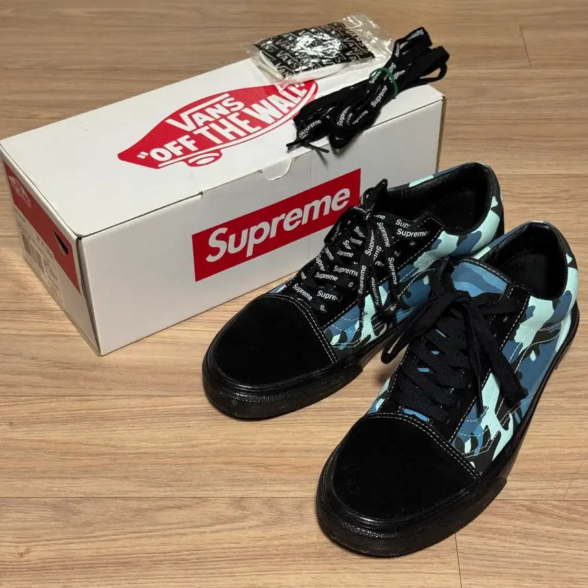 [BUNJANG] Supreme Vans Old Skool Camo Sneakers (Size 280) / 슈프림 반스 올드스쿨 카모 스니커즈 280