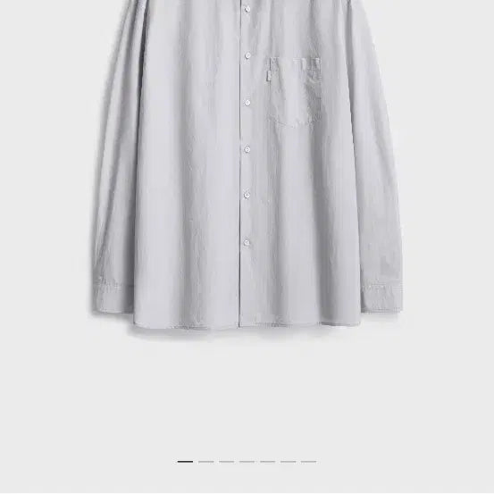 [BUNJANG] Pottery Comfort Shirt Silver Size 4 / 포터리 컴포트 셔츠 4사이즈 실버 새상품
