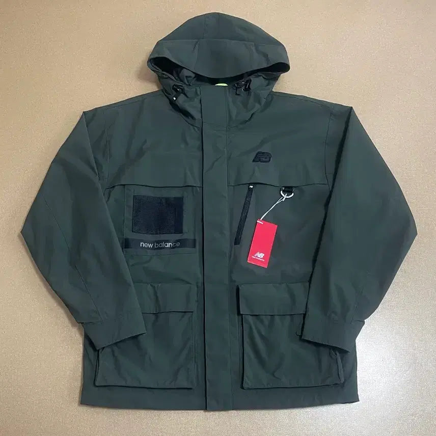 [BUNJANG] New Balance Utility Cargo Jacket Khaki XXL / (110) 뉴발란스 유틸리티 카고 자켓 카키