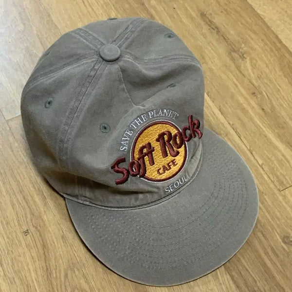 [BUNJANG] Mascompany Soft Rock Cafe Charcoal Cap / 마스컴퍼니 소프트락카페 차콜 캡