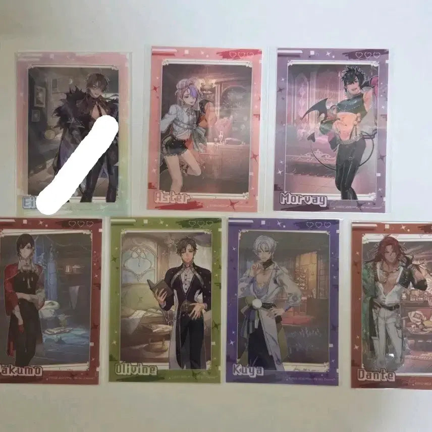 [BUNJANG] Nukainival Clear Card & Character Background Postcard Set / 누카니발 클리어카드 + 각 캐릭터별 배경 엽서