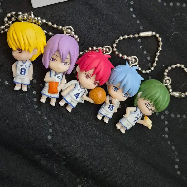 [BUNJANG] Kuroko's Basketball Classic Keychain - Generation of Miracles Set / 쿠로코의 농구 고전 키링 기적의 세대 5종 일괄