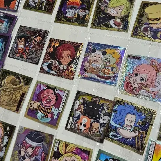 [BUNJANG] One Piece Wafer Seal Set - Shanks, Shirahoshi, and more (35 pcs) / 원피스 웨하스씰 샹크스 시리호시 등 35장!