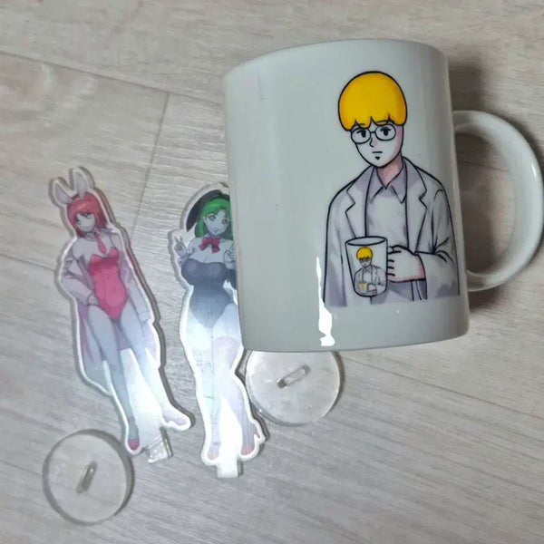 [BUNJANG] Briano's Lab Unofficial Mug Cup + Acrylic Bundle Set / 브리아노의 연구소 비공식 머그컵+아크릴 일괄판매합니다