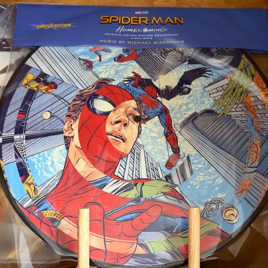 [BUNJANG] Marvel's Spider-Man: Homecoming OST Limited Edition LP (Sealed) / 마블 스파이더맨 홈커밍 OST 한정판 LP 미개봉