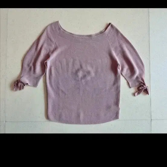 [BUNJANG] System Indie Pink Summer Knit Top / 시스템  F