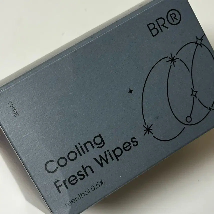 [BUNJANG] BRR Cooling Fresh Summer Cooling Wipes (30 Count, Individually Wrapped) / 브르르 BRR 쿨링 프레쉬 여름용 냉감 티슈 30개입(개별포장)