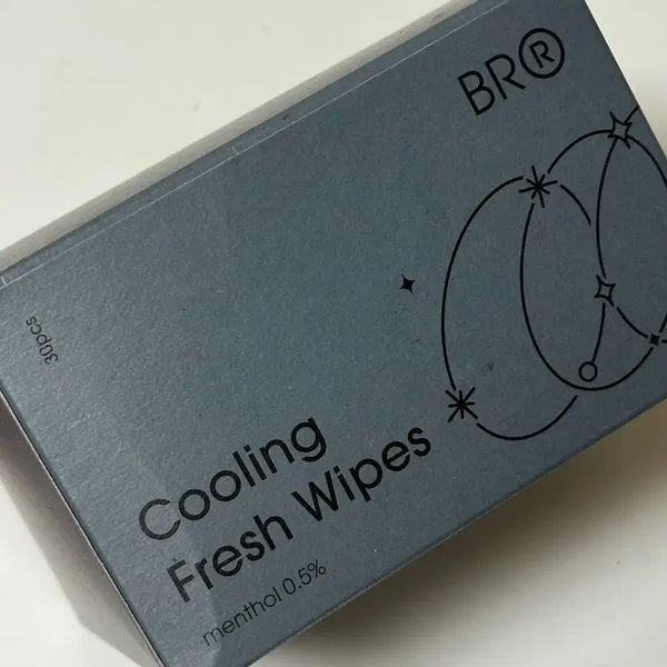 [BUNJANG] BRR Cooling Fresh Summer Cooling Wipes (30 Count, Individually Wrapped) / 브르르 BRR 쿨링 프레쉬 여름용 냉감 티슈 30개입(개별포장)