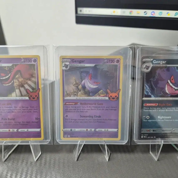[BUNJANG] Pokemon Halloween Promo Gengar 3-Card Set / 포켓몬 카드 할로윈 프로모 팬텀 3장 세트