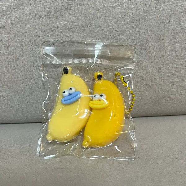 [BUNJANG] Banana Squishy Keychain Gacha / 바나나 말랑이 키링 가챠