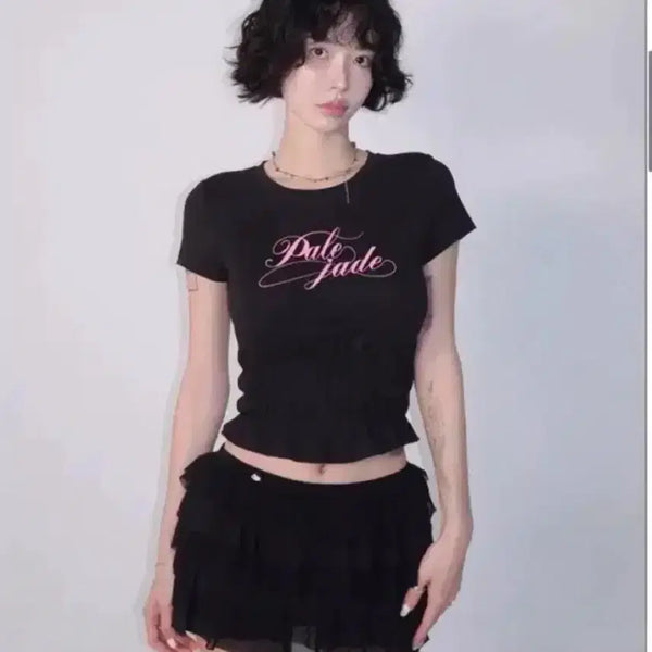 [BUNJANG] Pale Jades Lace Frill Skirt / 페일제이드 레이스 프릴 스커트
