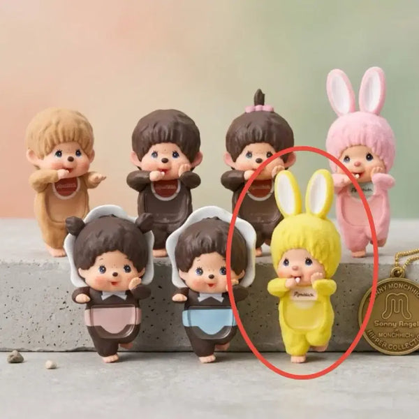 [BUNJANG] Monchhichi Yellow Chimutan Hyper (Opened) / 몬치치 노란 치무탄 히퍼(개봉함)