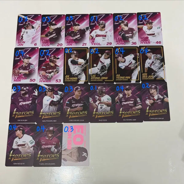[BUNJANG] Kiwoom Heroes Gochul Random Photocard / 키움 히어로즈 고척 랜덤 포토카드 포카